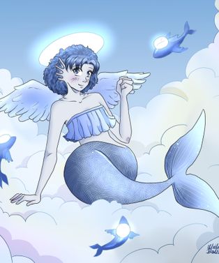 mermaid angel